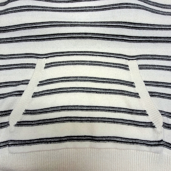Lou & Grey Knit Cashmere Striped Hooded sweater Small - Picture 13 of 14